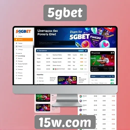 Avaliação da interface do usuário do 5gbet